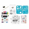 Set creativ Studio profesional de colorat manga, 10 ani, Buki France