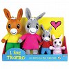 Set 4 jucarii plus Jemini, 11 - 23 cm, Familia magarusilor Trotro