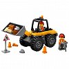 LEGO City - Incarcator pe roti galben pentru constructii 60450