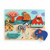 Puzzle din lemn Savana, 12 luni, Djeco