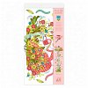 Abtibilduri masuratoare Gradina inflorita, 160 cm, Djeco