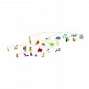 Decoratiune camera copil Mobile Animale vesele, 100 x 60 cm, Djeco