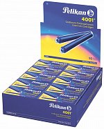 Patroane cerneala Pelikan 4001, set 5 bucati, mari, albastru royal