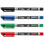 Marker permanent Stabilo Write-4-all M, 1.0 mm, verde