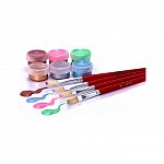 Tempera Astra, set 6 culori, 10 ml, perlate