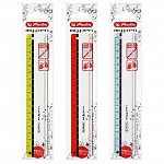 Rigla 17cm, Herlitz my.pen, diverse culori