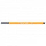 Liner Stabilo Point 88, 0.4mm, gri inchis