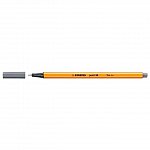 Liner Stabilo Point 88, 0.4mm, gri inchis