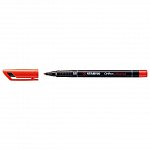 Marker permanent Stabilo OHPen universal M, 1.0 mm, rosu
