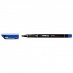 Marker permanent Stabilo OHPen universal M, 1.0 mm, albastru