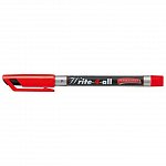 Marker permanent Stabilo Write-4-all F, 0.7 mm, rosu