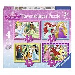 Puzzle Printesele Disney, 12-16-20-24p
