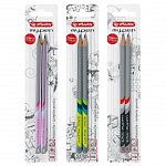 Creion grafit Herlitz, set 2 bucati, HB, fara radiera, my.pen