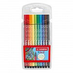 Markere Stabilo Pen 68 Standard, varf rotund, 1 mm, set 10 culori, blister