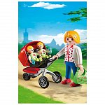 Playmobil City Life - Carucior cu gemeni