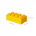 Cutie pentru sandwich LEGO 2x4, galben