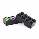 Cutie pentru sandwich LEGO 2x4, negru