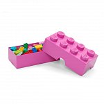Cutie pentru sandwich LEGO 2x4, roz