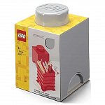Cutie depozitare LEGO patrata, 1x1, alb