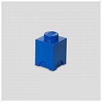 Cutie depozitare LEGO patrata, 1x1, albastru inchis
