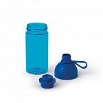 Sticla LEGO, 500 ml, transparenta, albastru