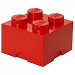 Cutie depozitare LEGO, 2x2, rosu