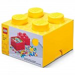 Cutie depozitare LEGO, 2x2, galben