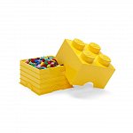 Cutie depozitare LEGO, 2x2, galben