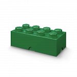 Cutie depozitare LEGO, 2x4, verde inchis