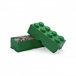 Cutie depozitare LEGO, 2x4, verde inchis