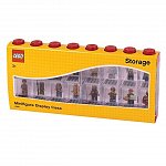 Cutie display minifigurine LEGO, 16 spatii, rosu