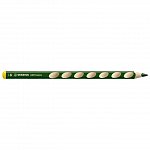 Creion colorat Stabilo EASYcolors, pentru stangaci, verde