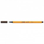 Liner Stabilo Point 88, 0.4mm, negru pamant