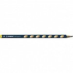 Creion grafit Stabilo, HB, ergonomic, stangaci, EASYgraph S 325, albastru
