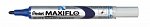 Marker pentru tabla Pentel Maxiflo S, varf rotund, 4 mm, albastru