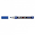 Marker permanent Stabilo Mark-4-all 653 B, varf tesit, 1-4 mm, albastru