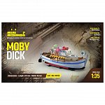 Kit macheta corabie din lemn, Moby Dick 1:35, Mamoli