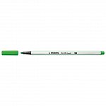 Marker varf pensula Stabilo Pen 68 Brush, verde crud