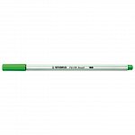 Marker varf pensula Stabilo Pen 68 Brush, verde crud