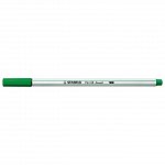 Marker varf pensula Stabilo Pen 68 Brush, verde