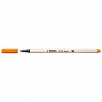Marker varf pensula Stabilo Pen 68 Brush, portocaliu