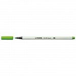 Marker varf pensula Stabilo Pen 68 Brush, verde deschis