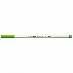 Marker varf pensula Stabilo Pen 68 Brush, verde deschis