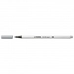 Marker varf pensula Stabilo Pen 68 Brush, gri