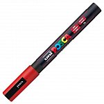 Marker cu vopsea Posca UNI PC-3M, 9 - 13 mm, rosu