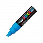 Marker cu vopsea Posca UNI PC-8K, 8 mm, blue