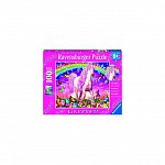 Puzzle Unicorn Si Curcubeu, 100 Piese, Ravensburger