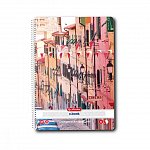 Caiet cu spira A5, 100 file, 70 g-mp, matematica, Enjoy Life