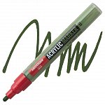 Marker acrilic, Amsterdam, varf M, olive green dark