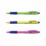 Pix ErichKrause Joy neon, cu mecanism, 0.7 mm, albastru, corp diverse culori